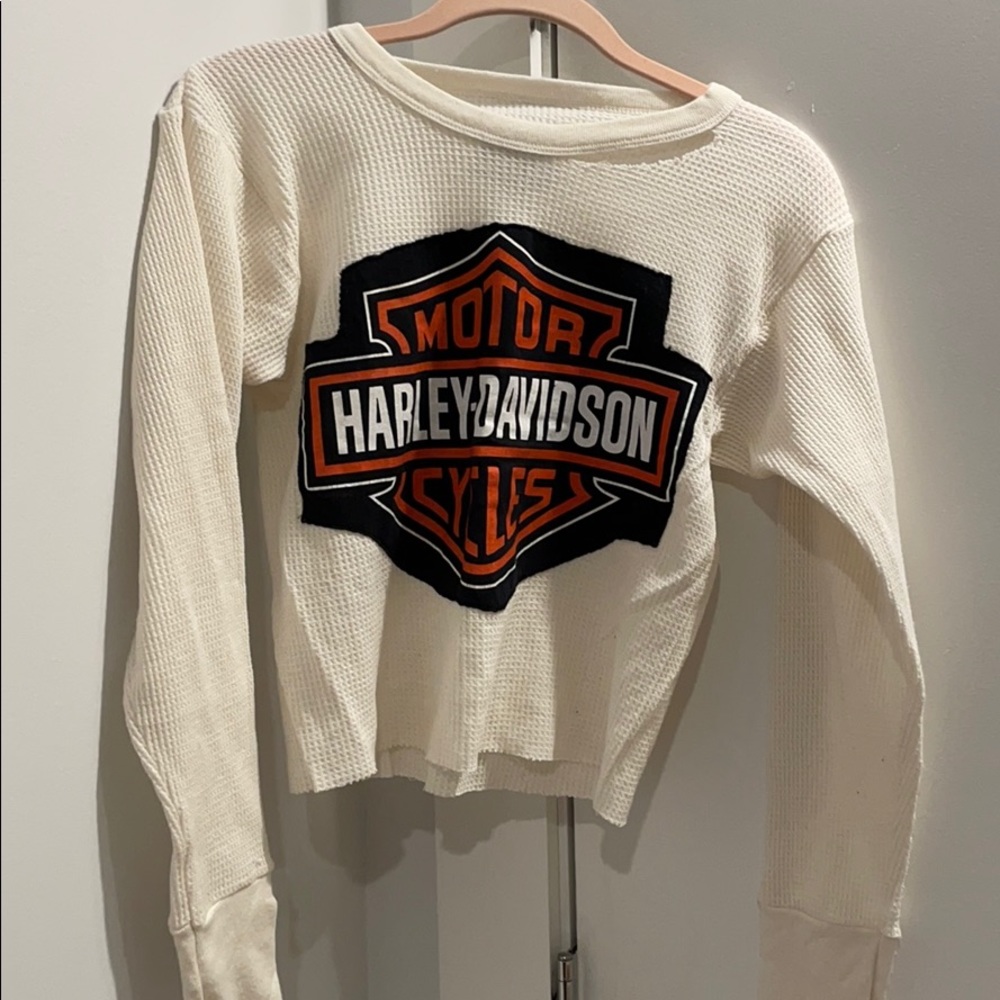 Harley Davison Patchwork Long Sleeve - image 1